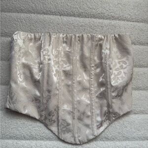 Princess Polly Armona Strapless Top Cream